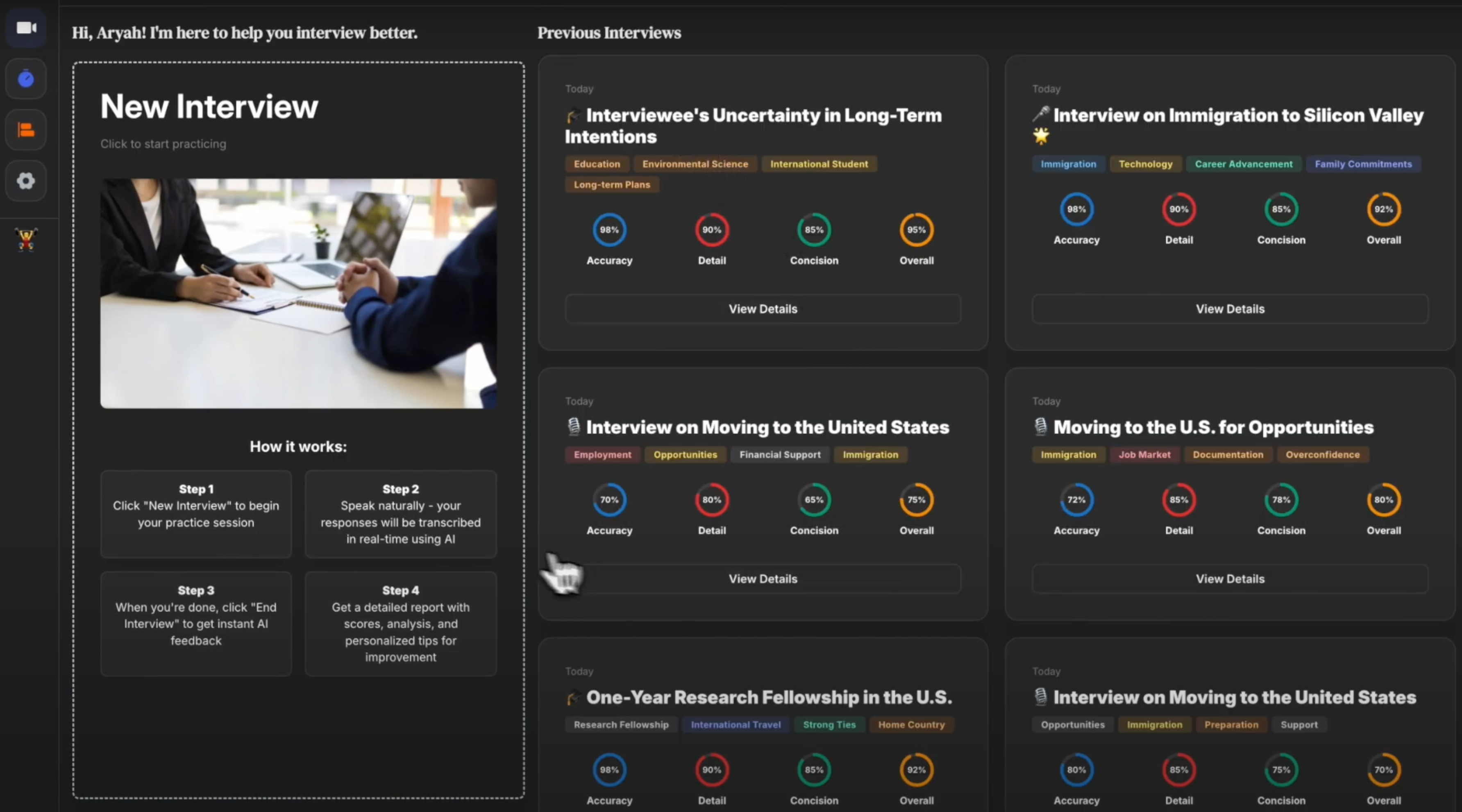 Creating an AI, lifelike interviewer—Clara, Hack Princeton '24 image 1